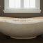 Half Hand Carved Freestanding Stone Bathtub