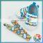 Wholesale Toddler Baby Boy Girl Soft Sole Shoes Sneaker alpargatas Size 0-12 With Matched Pacifier Clip Month