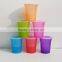 Decorative plastic self watering flower pot