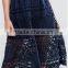 Wholesale OEM Women Clothes Women short Sleeve lace Midi Dress