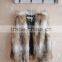 winter and autumn hot sale fashion short soft faux fur waistcoat jacket