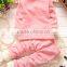 Wholesale Long Sleeve Latest Embroidery Designs Suits Baby Plus velvet thicker autumn and winter pajamas