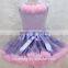 2017 Fashion Design baby girls super fluffy Pettiskirt Dress Set