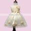 MGOO Flower Baby Girl Dress Wedding Dress For Little Child Shiny Sequins Satin Tulle Champagne Kids Girls Party Dresses