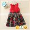 2015 new autumn children's clothing girls casual princess dresses kids cotton wool dress