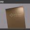 High-grade rose golden mirror stainless steel plate in Foshan