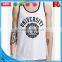  china custom wholesale polyester screen printed women tank tops fancy ladies sleeveless tops latest design