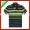 100% cotton polo t-shirt With Short Sleeve stripe polo t-shirt