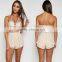 Runwaylover 5453 Hot Sale Ladies Embroidery V-neck Crop Top