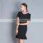 OEM Summer Pencil Elegant Airline Stewardess Uniform Fish Tail Career Dress