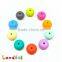 DIY Loose Food Grade Silicone Jewelry Teething Flat Beads For Necklace
