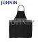 Johnin Brand Wholesale Polyester 32x30'' Custom Logo Black Apron With Pocket