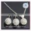 XP-JS-0221 FACTORY PRICE Golden Diamond Custome Jewelry Set