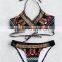 Africa Digital Printed Wrap Bikini Women Two Piece Bikini Swimwear
