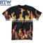 Free printing 100% polyester short sleeve T-shirt