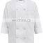 Hot sell autumn black chef jacket /chef coat uniform with round buttons