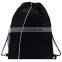 Mesh Pocket Drawstring Backpack Bookpack Bag