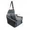 Car Deluxe Portable Pet Dog Car Booster Seat with Clip-On Safety Leash and Zipper Storage Pocket