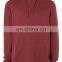 Red Fixed Hem Elasticated Cuffs Kangaroo Pocket Oversized Hoodie