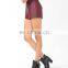 High-Waisted Faux Leather Shorts CSS0015