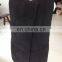 2015 ladies black pig suede and fake fur bonding jacket with curly sheep fur