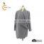 Colors Available Concealed Fastening Women Leather Coat
