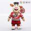 OEM custom soft plush mascot toy for giveaway
