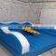 Exercise surfboard simulator rides inflatable game