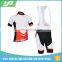 Sublimated custom design pro team cycling bib shorts for men