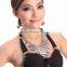 BestDance Tribal Necklace+Earring Jewelry Choker Dance Costume golden/silver coins