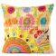 Suzani Embroidered Velvet Decorative Pillow Cushion Cover - 16 X 16"