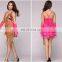 Modern beaded long tassel latin dance performance dress L-7068#