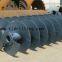 CFG continuous auger with flange coupling dia 600mm with CFG auger head for CFG Pile foundation