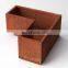 Garden metal corner modular planter boxes CORTEN steel flower pot