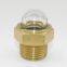 brass oil level glass sights for pumps NPT pipe thread 1 inch