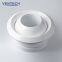 HVAC Duct Round Air Grille Aluminium Ball Spout Jet Air Diffuser