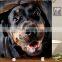 i@home ready made eco friendly funny animal custom 3d shower curtain dog fabric digital printing