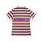 2019 Wholesale Fashionable Boutique Shirt Newest Serape Design T Shirt Girl Comfortable Ribbed Strip Toddler Shirt