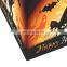 RTS Printing Polyester fire black cat happy halloween printing folding stool storage ottoman