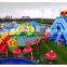 Outdoor Portable Adult Water Park Equipment Giant Dragon Inflatable Slide Inflatable Water Park For Sale