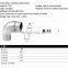 Wholesale adjustable connector stainless steel handrail pipe elbow