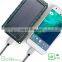 LED light 10000 mah Portable External Battery Charger Power Bank solar charger for Cell Phone