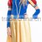 Adult Snow White Princess Fancy Dress Fairy Tale Sexy Deluxe Long Ladies Gown