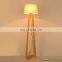 Retro floor lamp hotel wooden light fixture wooden base floor standing lamps for home goods hotel