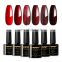 Best Selling UV Led  with Nail Gel Polish 6 Colors Base Top Coat Manicure Tools Kit