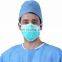Wholesale Surgeon Caps Disposable non woven blue surgical doctor cap