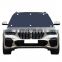 universal premium retractable magnetic car front window windshield cowl snow sun cover for ice and snow