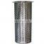 Perforated stainless steel Pump Suction Strainer Basket