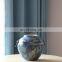 Coated blue bubble 3pcs a set table ceramic jingdezhen porcelain flower vase for sale