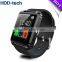 Fashion watch U8 Bluetooth Smart watch waterproof Portable sport watch smart phone watch